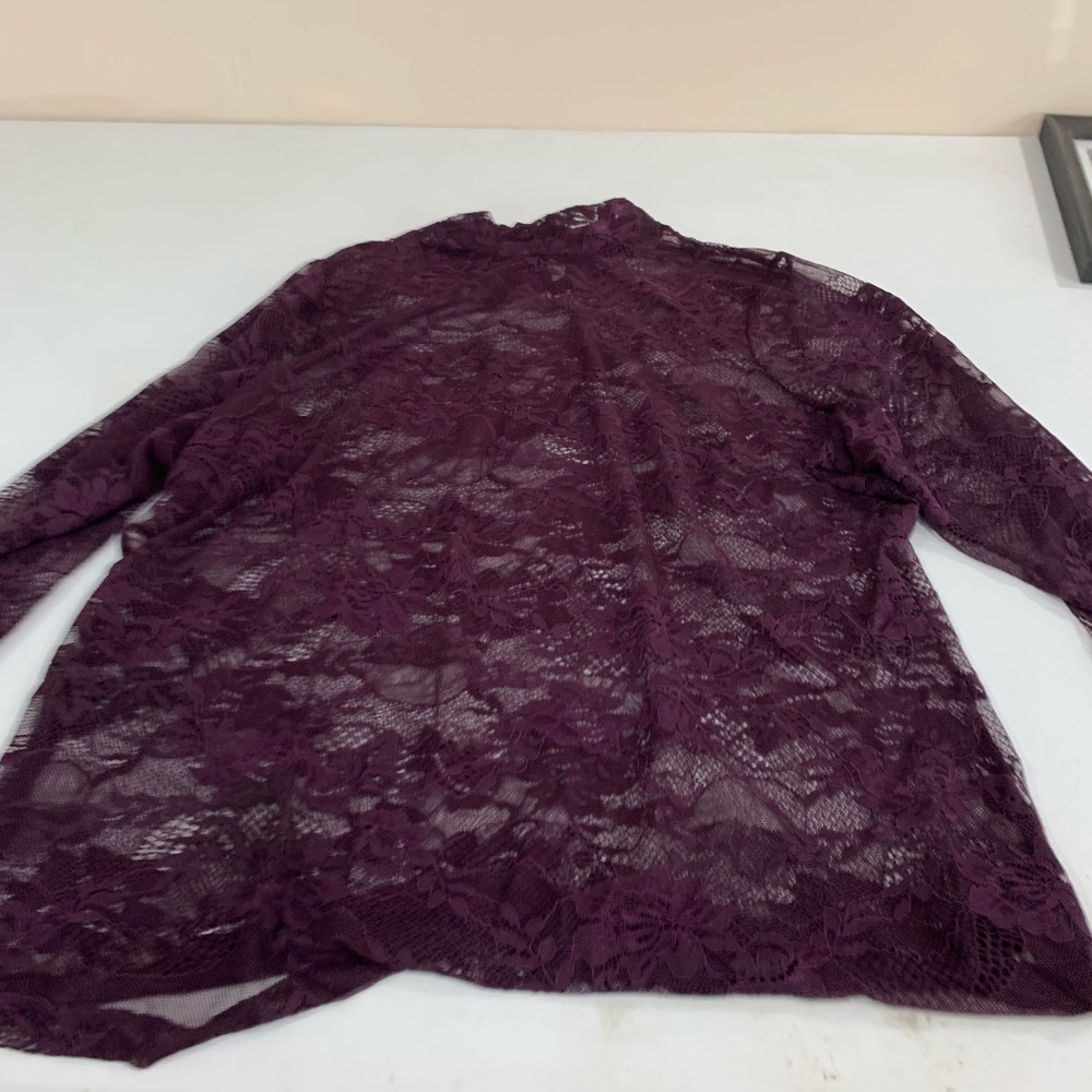 Lane Bryant Maroon Blouse (18/20). New w/out tags.